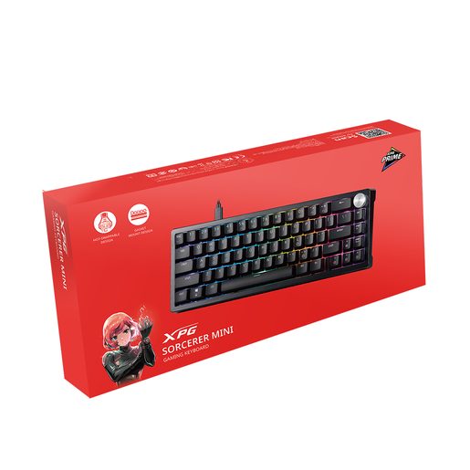 ADATA XPG SORCERER MINI HERNÍ KLÁVESNICE ČERNÁ