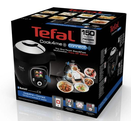 TEFAL CY855830 COOK4ME+ CONNECT BLACK