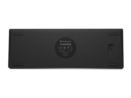 GENESIS HERNÍ KLÁVESNICE THOR 660 G2/BEZDRÁTOVÁ USB + BLUETOOTH/US LAYOUT/ČERNÁ