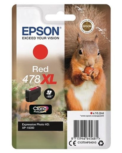 EPSON SINGLEPACK RED 478XL CLARIA PHOTO HD INK