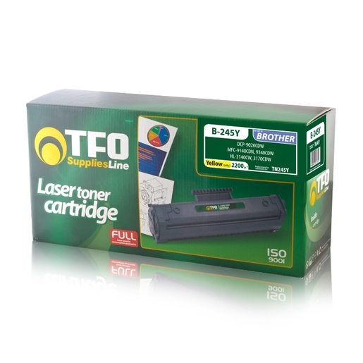 BROTHER TN-245Y YELLOW, KOMPATIBILNÍ TONER, 3500 STRAN,