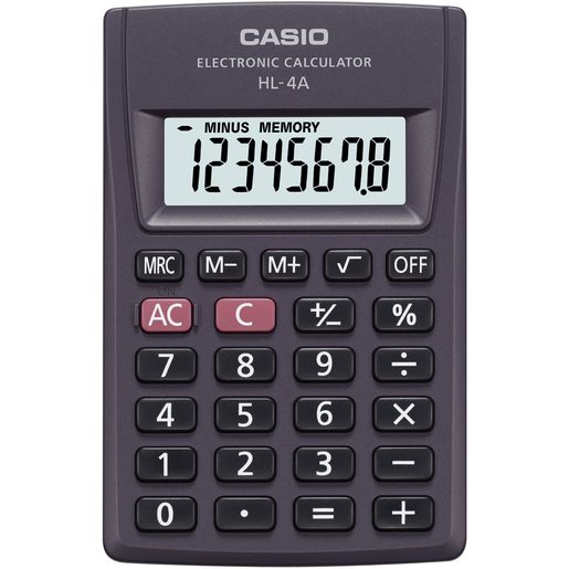 CASIO HL 4 A - KALKULAČKA