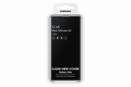 SAMSUNG CLEAR VIEW COVER S10E BLACK