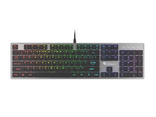 PLOCHÁ MECHANICKÁ KLÁVESNICE GENESIS THOR 420 RGB US, CONTENT SLIM BLUE SWITCH, SOFTWARE