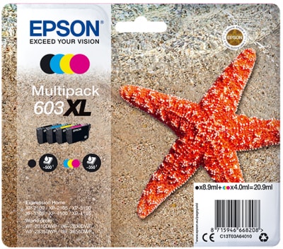 EPSON MULTIPACK 4-COLOURS 603XL