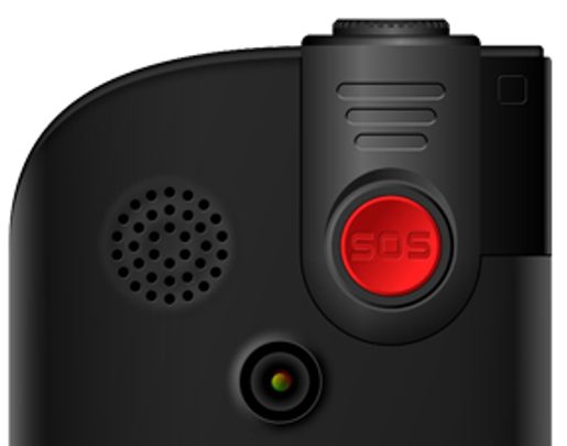 EVOLVEO EASYPHONE FL, MOBILNÍ TELEFON PRO SENIORY S NABÍJECÍM STOJÁNKEM, ČERNÁ