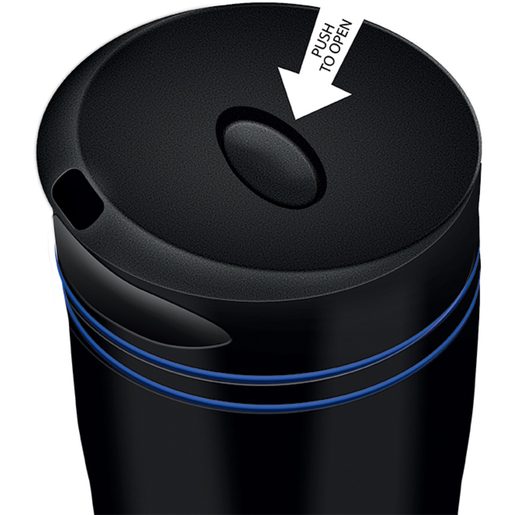 TERMOHRNEK 360ML ČERNÁ-MODRÁ   MANQ