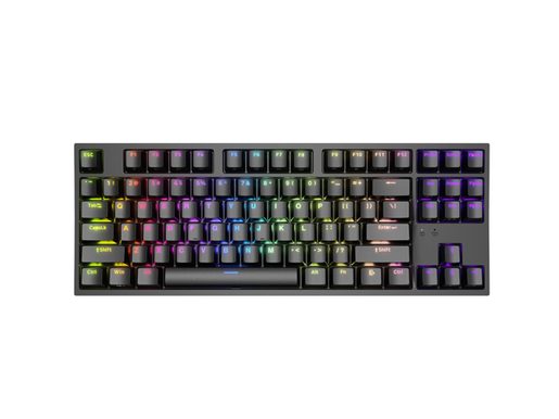 GENESIS HERNÍ MECHANICKÁ KLÁVESNICE THOR 404/RGB/KHAIL BOX BROWN/DRÁTOVÁ USB/US LAYOUT/ČERNÁ