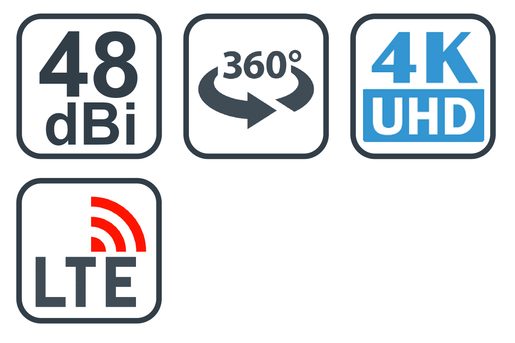 EVOLVEO JADE 1 LTE, 48DBI AKTIVNÍ VENKOVNÍ ANTÉNA DVB-T/T2, LTE FILTR