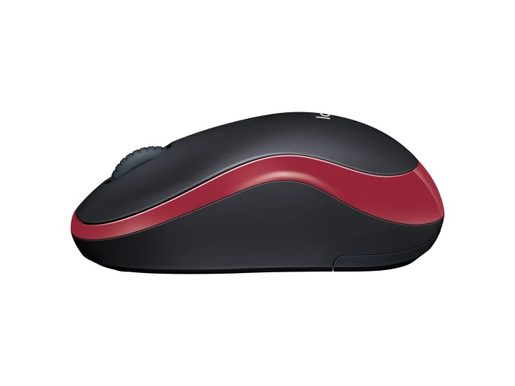 MYŠ LOGI WIRELESS MOUSE M185, RED