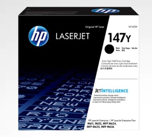 HP 147Y LASERJET ČERNÁ  TONEROVÁ  KAZETA, W1470Y