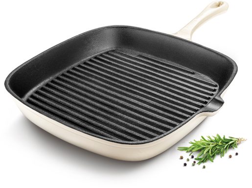 PÁNEV LITINOVÁ ČTVERCOVÁ 23,5CM - IRON