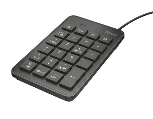 TRUST XALAS NUMERICKÝ BLOK, USB, ČERNÝ