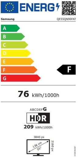 SAMSUNG/QE55QN90F/55"/4K UHD/ČERNÁ
