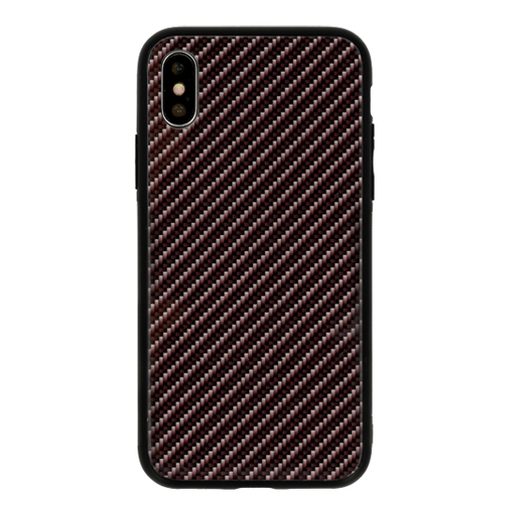 TPU CARBON GLASS POUZDRO PRO HUAWEI P30 PRO DARK GREY