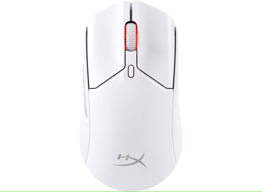 HP HYPERX PULSEFIRE HASTE 2/HERNÍ/OPTICKÁ/PRO PRAVÁKY/BEZDRÁTOVÁ USB + BLUETOOTH/BÍLÁ