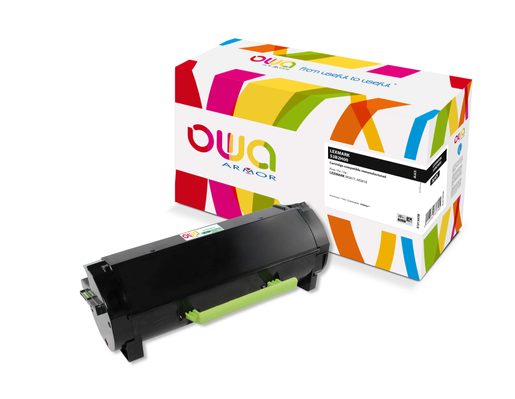 OWA ARMOR TONER PRO LEXMARK 53B2H00, ČERNÁ/BLACK