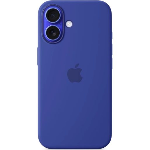 IPHONE 16 SILICONE CASE WITH MS - ULTRAMARINE