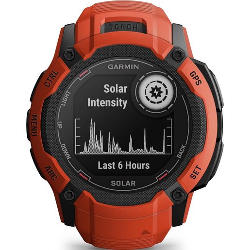 GARMIN INSTINCT 2X SOLAR FLAME RED
