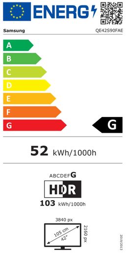 SAMSUNG QE42S90F - TELEVIZE