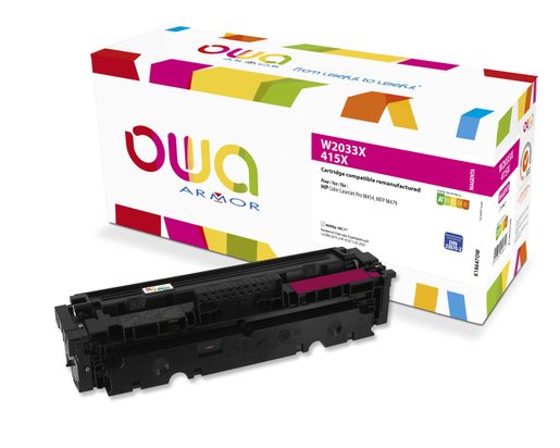 OWA ARMOR TONER PRO HP W2033X,ČERVENÁ/MAGENTA