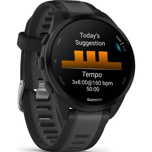 GARMIN FORERUNNER 165 - BLACK / SLATE GRAY (010-02863-20)