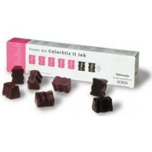 XEROX 5 MAGENTA TONER PRO PHASER 860 COLOR STIX + 2 FREE BLACK