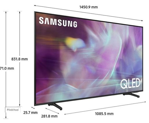 65" SAMSUNG QE65Q60A - TELEVIZE