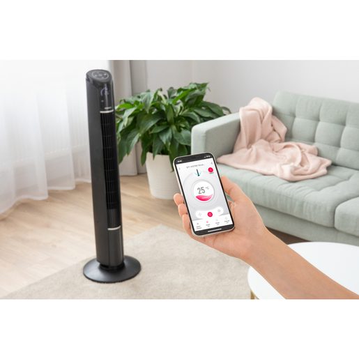 SENCOR SFT 4207BK WI-FI SMARTBREEZE - SLOUPOVÝ VENTILÁTOR