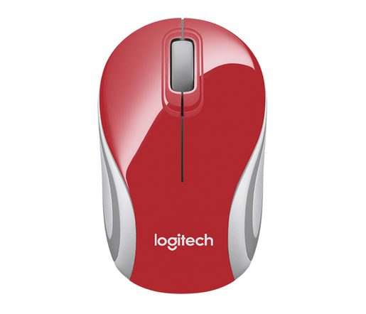 MYŠ LOGITECH WIRELESS MINI MOUSE M187 ČERVENÁ