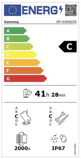 SAMSUNG GALAXY A36 5G A366B 6GB/128GB AWESOME BLACK