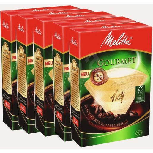 FILTRY GOURMET 1X4/80 3+2 ZDARMA MELITTA