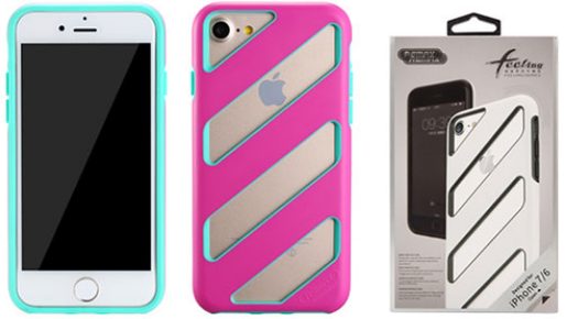 POUZDRO REMAX ETUI FEELING APPLE IPHONE 6 / 7 RŮŽOVÉ