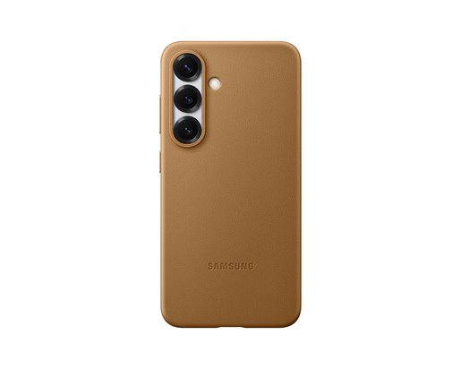 SAMSUNG OCHRANNÝ KRYT Z VEGANSKÉ KŮŽE PRO GALAXY S25+ GOLD