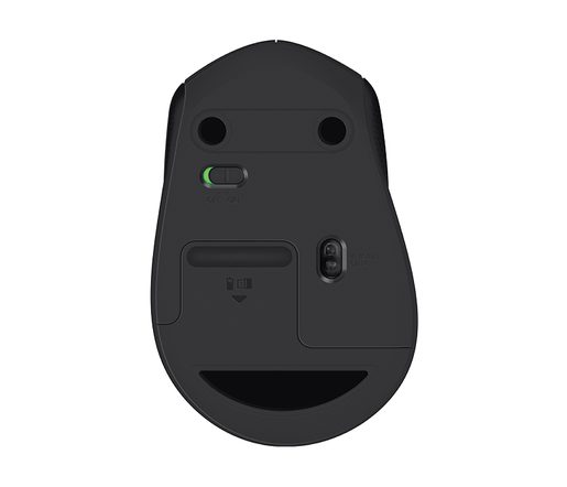 MYŠ LOGITECH WIRELESS MOUSE M330 SILENT PLUS, ČERN