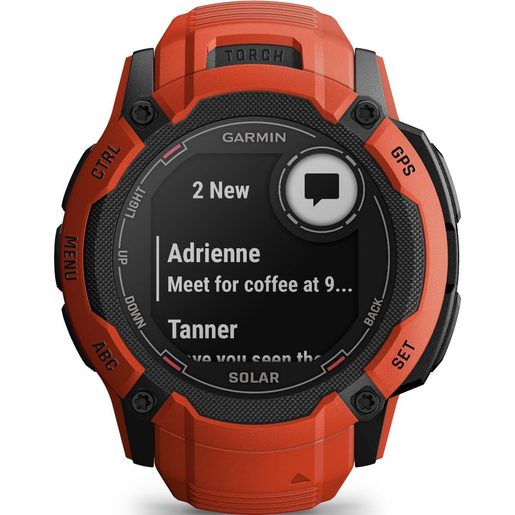 GARMIN INSTINCT 2X SOLAR FLAME RED
