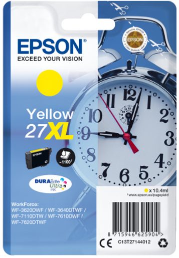 EPSON SINGLEPACK YELLOW 27XL DURABRITE ULTRA INK