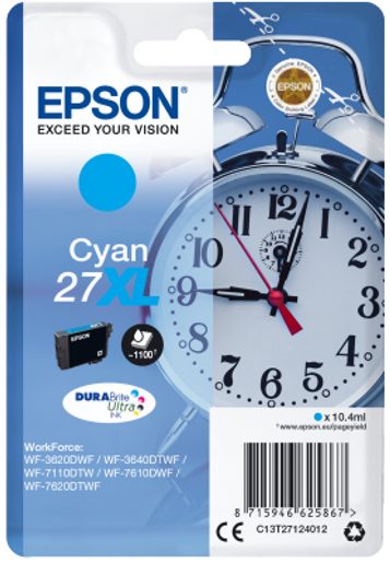 EPSON SINGLEPACK CYAN 27XL DURABRITE ULTRA INK