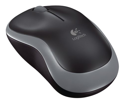 MYŠ LOGITECH WIRELESS MOUSE M185 NANO, ŠEDÁ