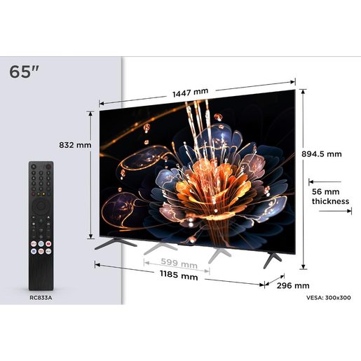 65C69KS MINI LED QLED TV TCL