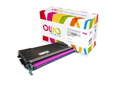 OWA ARMOR TONER PRO LEXMARK C746A1MG, ČERVENÁ/MAG.