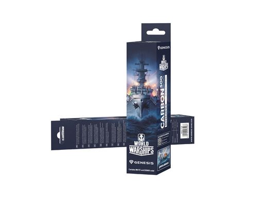 HERNÍ PODLOŽKA POD MYŠ GENESIS CARBON 500 WOW, M 30X25CM