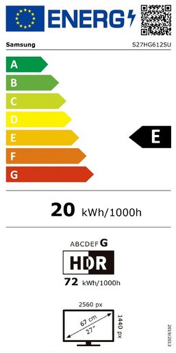 27" SAMSUNG ODYSEEY OLED G6 (G61SH)