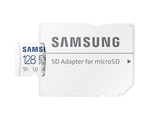 SAMSUNG MICRO SDXC 128GB EVO PLUS + SD ADAPTÉR