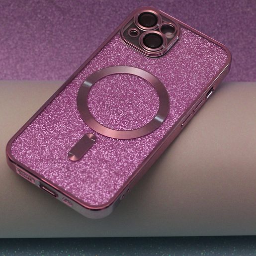 CU-BE GLITTER CHROME MAG POUZDRO IPHONE 13 PRO 6,1" PINK