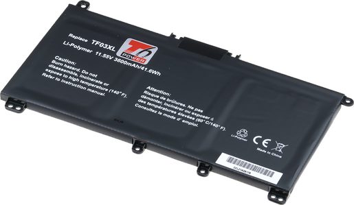 BATERIE T6 POWER HP PAVILION 14-CD000, 15-CC000, 15-CD000 SERIE, 3630MAH, 41WH, 3CELL, LI-POL