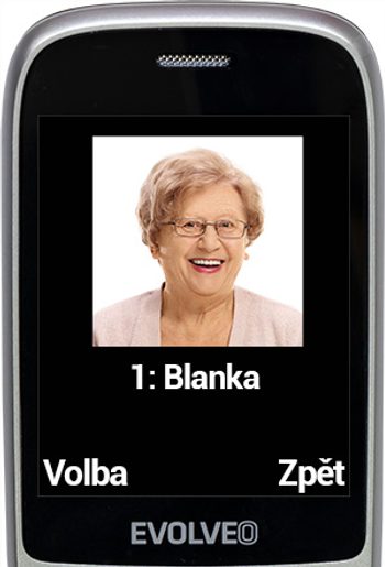 EVOLVEO EASYPHONE FS, VYKLÁPĚCÍ MOBILNÍ TELEFON 2.8" PRO SENIORY S NABÍJECÍM STOJÁNKEM (ČERVENÁ BARV