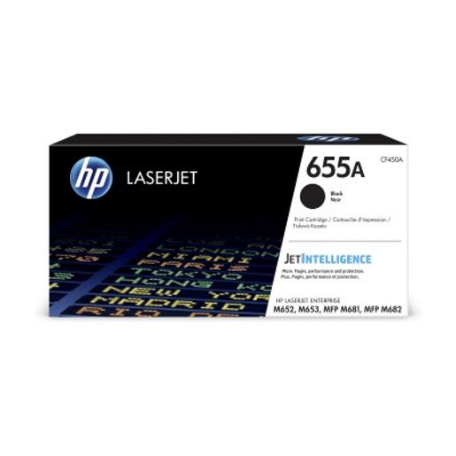 HP 655A ČERNÁ LASERJET CARTRIDGE, CF450A