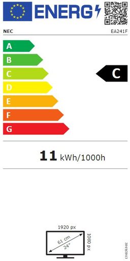 23" LED NEC EA241F,1920X1080,WH