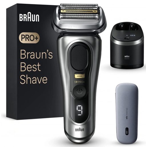 HOLICÍ STROJEK BRAUN SERIES 9 PRO+ 9577CC + POUZDRO NABÍJECÍ
